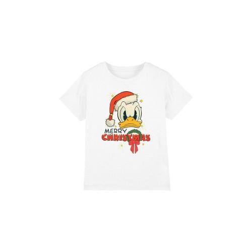 Disney Childrens/Kids Merry Christmas Donald Duck T-Shirt