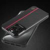 For Apple iPhone 16 15 14 Plus 13 12 11 Pro X XR XS Max Mini 7 8 Plus SE 2020 2022 Case PU Leather Carbon Fiber Style Shockproof Back Cover