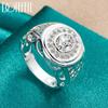 Sterling 925 Silver Fashion Jewelry AAA Zircon Ring