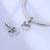 New 925 Silver Charms Beads Pendant Bow Perfume Bottle Dream Catcher for Bracelet Women Jewelry