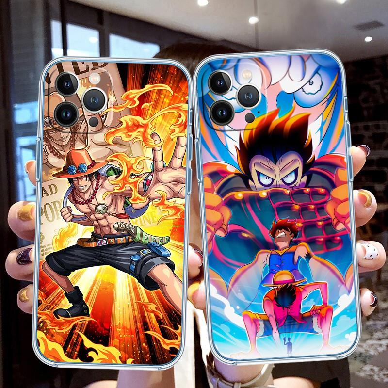 One Piece Luffy Soft Shell Transparent Phone Case for Samsung Galaxy A04 A04S A14 A23 A34 A54 M23 M33 M52 M53