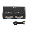 1920x1440 1080P Video Splitter 1 in 2 Out VGA Splitter Amplifier  Projector