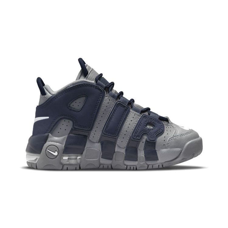 Nike Air More Uptempo Ps Cool Grey Midnight Navy White Детские Dm3318-009