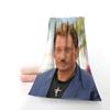 Полотенца Johnny Hallyday Микрофибровые Банные Полотенца Для Путешествий, Пляжа, Лица Индивидуальное Креативное Полотенце Размеры 35X75см И 70X140см