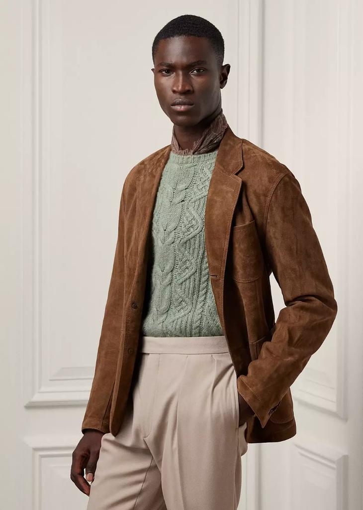 AL KHALID ELEGANT New Men's Brown Blazer 100% Soft Suede Lambskin Causal Slim Fit Coat Blazer