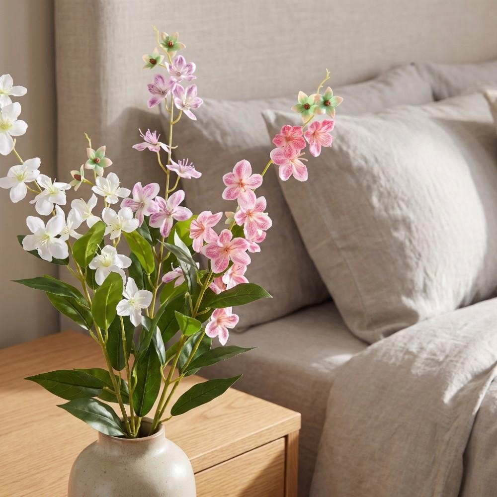 98cm 38.58in Silk Crabapple Blossom Flower Plastic Fake Flowers Living Room Desktop