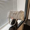 French Niche Bag Women's Bag 2025 Summer New Fashionable and Beautiful Shoulder Bag Foreign Style Bow Small Square Bag