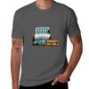 Trolley Passing Through Channelside In Tampa Tshirt Work Comfort Tshirt For Unisex