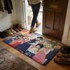 HHoshino Ai Floor Mat Soft Flannel Absorbent Mat Non-Slip Rug Home Bedroom Bathroom