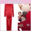 Стильный костюм для косплея Haikyuu Nekoma, унисекс спортивный костюм для поклонников аниме
