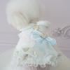 Warm Fleece Dog Dress Small Medium Breeds Winter Princess Style Pet Clothing