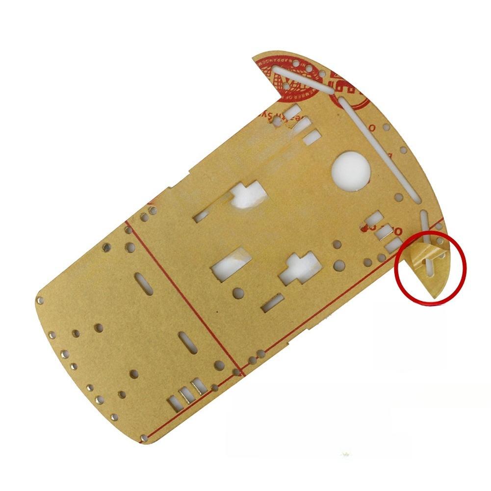 FPV Camera 2WD Smart Car For Robotics Projects Metal And Plastic Frame Adjustable Speed Control Built-in Distance Measurement