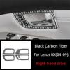Для Lexus RX 330/350 2004-2009 Аксессуары Накладка на ручку двери автомобиля из настоящей мягкой углеродной стали Декоративная наклейка для регулировки сиденья