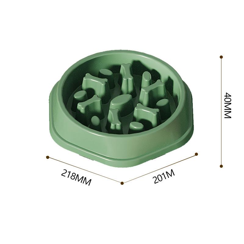 Миска для домашних животных, кошек и собак, медленная еда, жирная, здоровая, круглая, противоудушающая, утолщенная и нескользящая, многоцветная, формы, аксессуары для собак