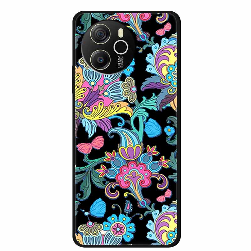 Coque For Blackview Shark 8 Case Cute Cartoon Black Silicone Soft Phone Cases For Blackview Shark 8 Back Cover Case Shark8 Funda