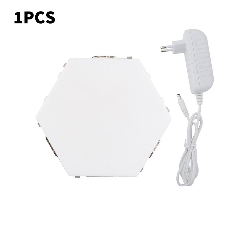 Квантовая лампа, светодиодная панель, магнитные шестиугольники, модульный сенсорный сенсорный светильник, DIY настенное креативное украшение, светодиодная краска