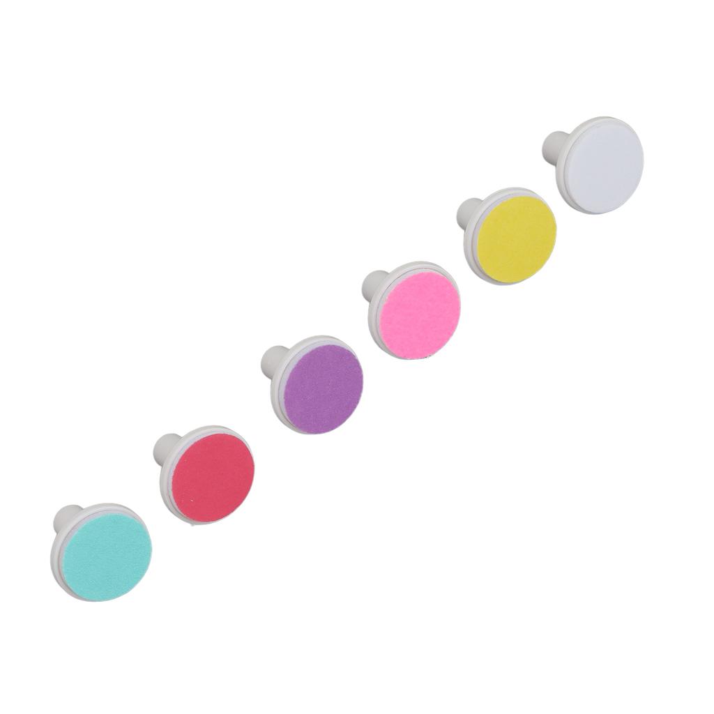 6pcs Baby Nail Trimmer Replacement Pads Professional Electric Nail File Grinding Heads Accessory