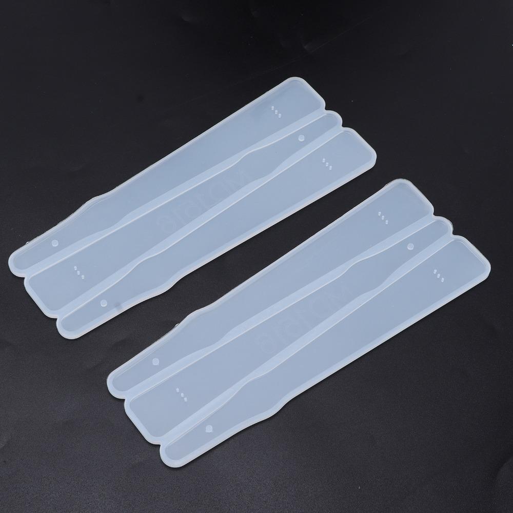 2pcs DIY Fan Silicone Mould Portable Straight Fan Mould Fan Resin Casting Mould DIY Jewelry