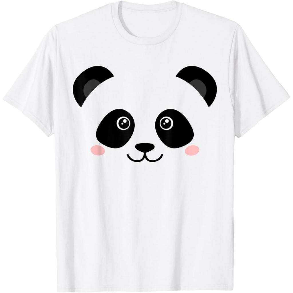 Cute Panda Face T-Shirt(1)