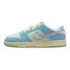 Verdy x Dunk Low SB PS Visty Детские кроссовки Синий Сине-голубой Светло-арктический-розовый FZ7195-400