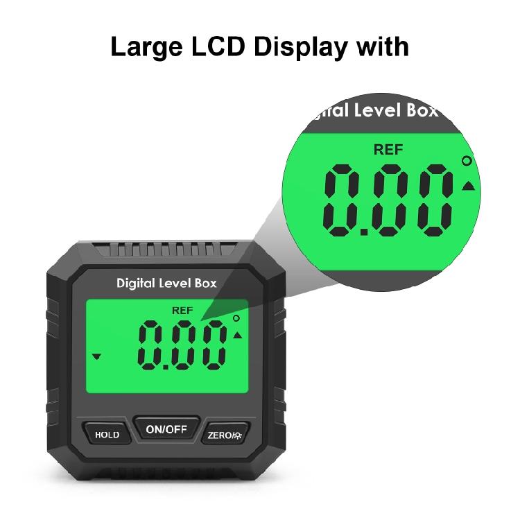 Magnetic Digital Level & Angle Finder / Inclinometer /Bevel Gauge LCD Display