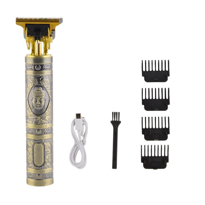 Триммер для мужчин, машинка для стрижки волос, профессиональный триммер для бороды, электрическая бритва с USB-портом для парикмахерских
