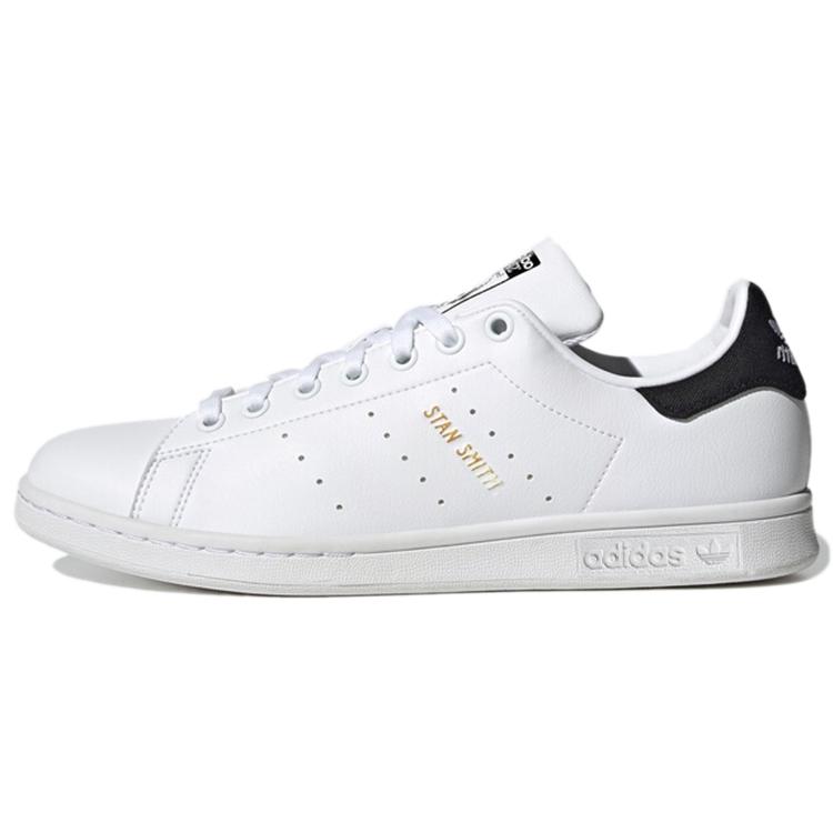 adidas Originals Stan Smith Кожаные Повседневные Нескользящие Прочные Легкие Низкие Кроссовки Унисекс Ярко-белые GW0133