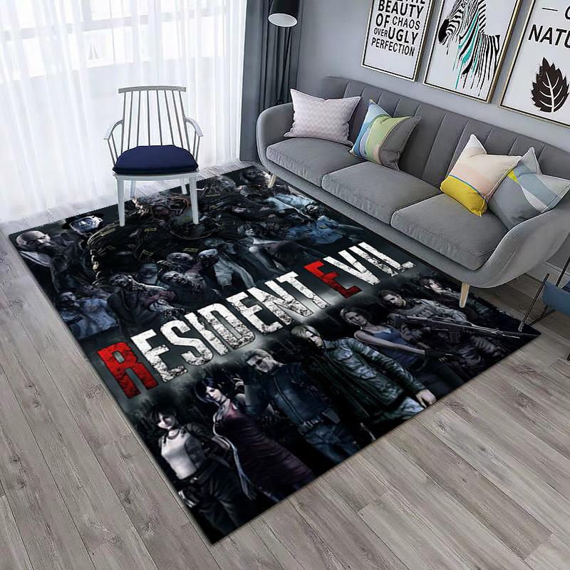 Sci-Fi game Resident Evil, Umbrella Corporation, soft carpet, home living room, office chair pad, door mat, door mat carpet U1