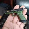 Mini 1:3 Alloy TTI G34 Pistol Model Keychain Detachable Fake Gun Collection Bag Pendants Fidget Toy Party Gift for Adult Boy