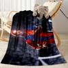 Player Celebrates Victory Moment Blanket Durable Comfort Great for Seaside Couch Livingroom for All Seasons Digital Print