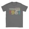 Men Vintage 1961 Classic Birthday 1961 Cassette Tape T Shirt Cotton Tops Creative Short Sleeve Tee Shirt Plus Size T-Shirts