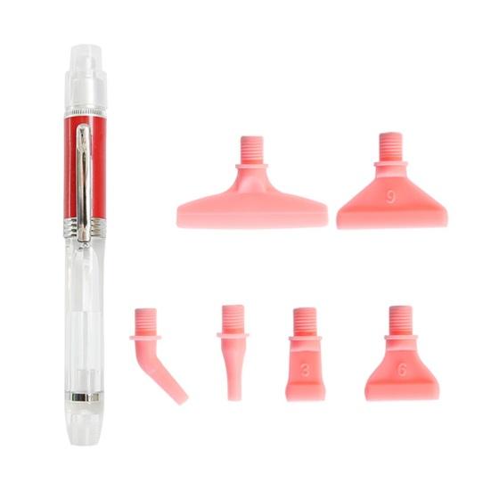 1 комплект, ручка для дрели, светодиодная лампа, набор ручек для рисования со стразами, эргономичная ручка для рисования своими руками со сменными наконечниками для дома