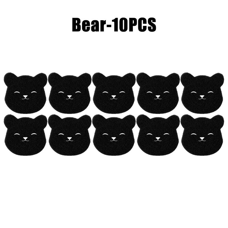 Удалитель шерсти домашних животных Форма медведя Шарик для стирки Уловитель ворса для стиральной машины Многоразовый Губка для чистки одежды дивана шерсти кошки собаки