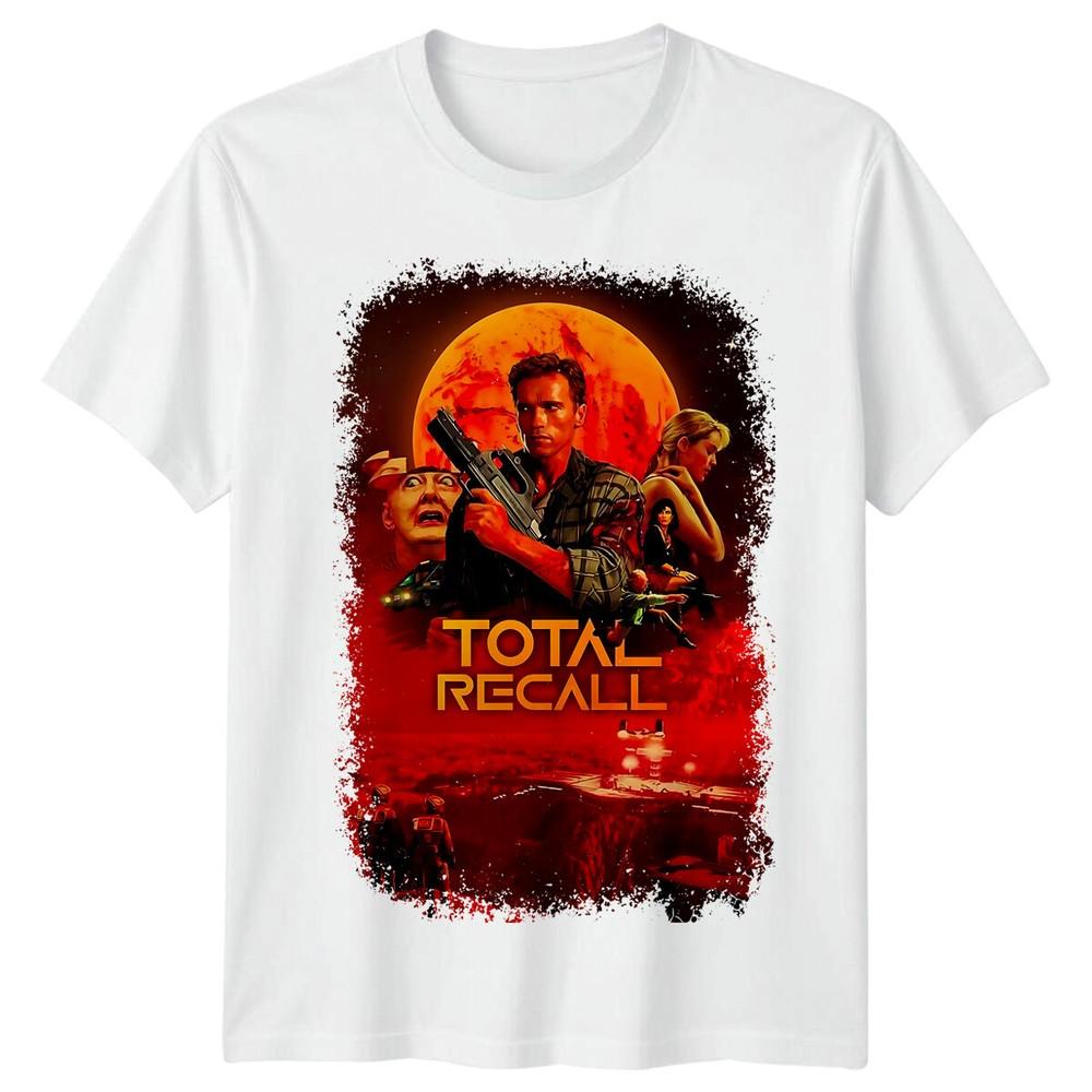 Total Recall 1991 Movie Poster Inspired TShirt Retro 80s Tee