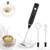 Electric Milk Frother USB Rechargeable Handheld Foam Maker for Coffee Latte Stainless Steel Egg Whisk for Paint Powder
