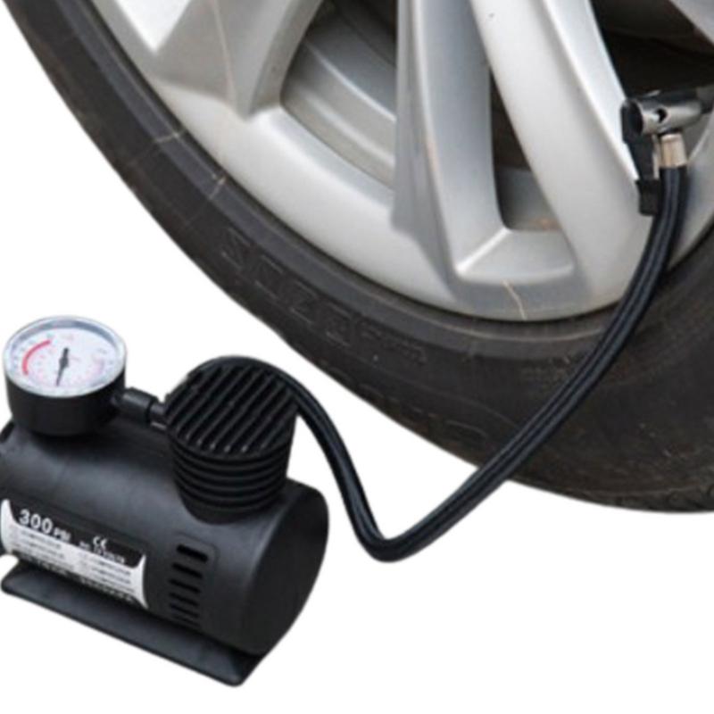 Portable Car Air Compressor 300 Psi 12v Air Pump Auto Mini Air Compressor Tire Inflator With Tire Pressure Test For Car Bike