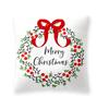 New Christmas Atmosphere Pillow Cover Simple Printed Cushion Cover Home Bedroom Car Sofa Linen Pillow Cover