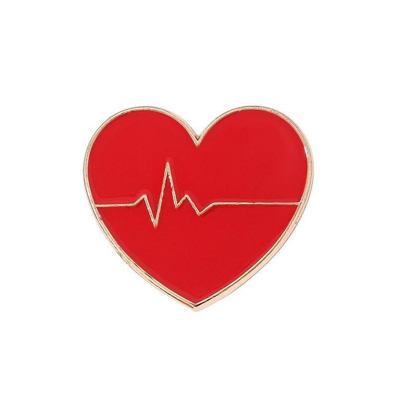 Милые красные значки в форме сердца для женщин, мини-мультяшные сердечки из смолы, декоративные булавки для влюбленных, подарочные булавки, украшения для сумок для одежды