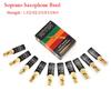 Набор тростей для саксофона, 10 шт., тон Bb с силой 1,5/2,0/2,5/3,0/3,5/4,0 для трости для сопрано