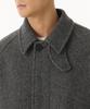 Musinsa Standard Shetland Wool Oversized Balmacaan Coat [Grey]