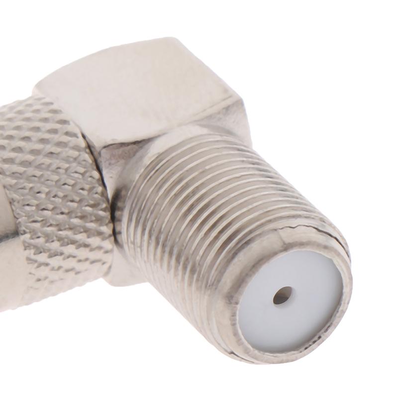 5шт Rf коаксиальный 90 прямоугольный разъем для телевизионной антенны F "мама" к телевизионной розетке