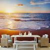 Закат Море Пляж Пейзаж 3D Стерео Обои Фотообои Гостиная Спальня Домашний Декор Фон Настенная роспись
