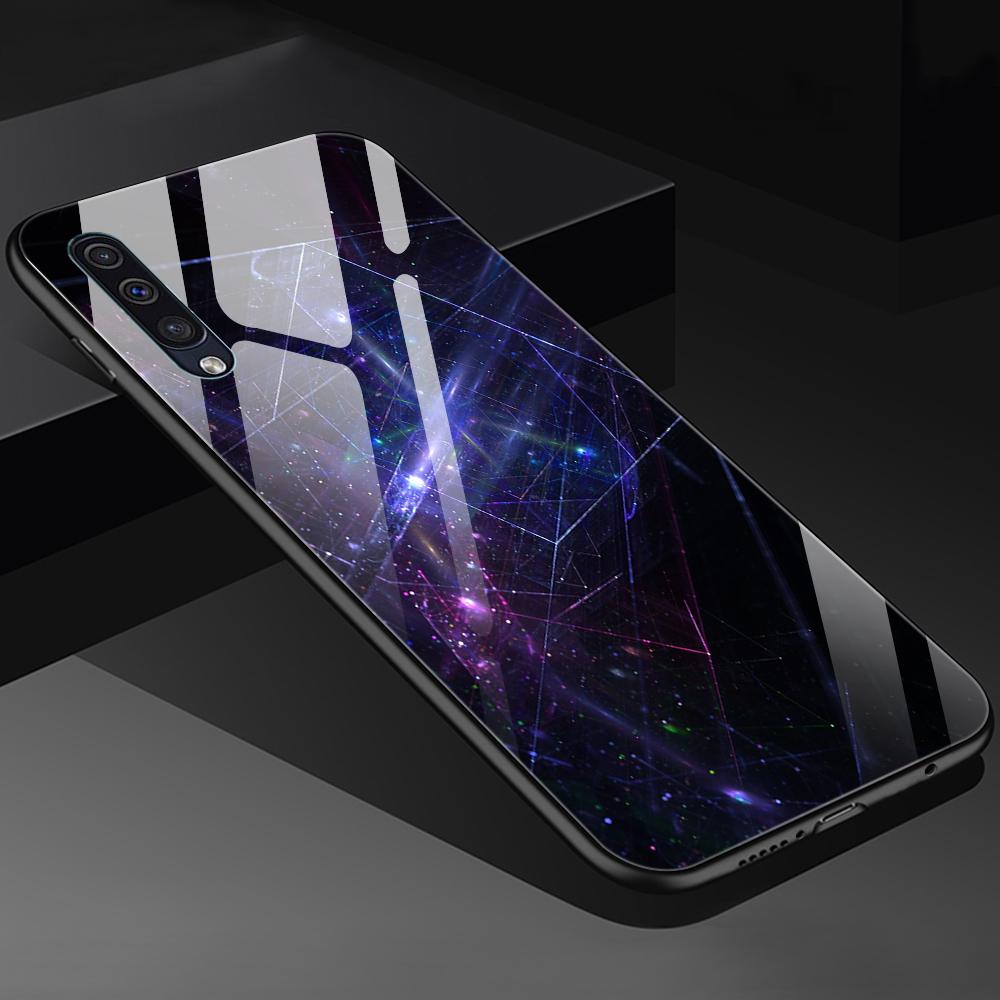 Background Marble Case For Samsung Galaxy A52 A70 A71 A73 A53 A13 5g A03 A72 A22 A21s A03 Core A42 Tempered Glass Capinha Cover