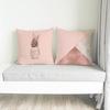 Beatiful Polyester Sofa Rose Gold Pink Cushion Home Decoration Square Pillowcase Fashion Trendy