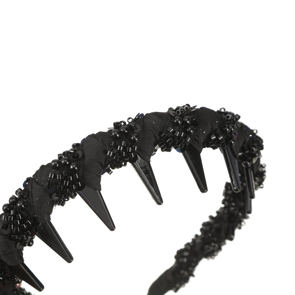 New Black with Tooth Headbands Fashion Non-slip Hairbands for Women Daily Hair Tie Decoration Hair Accessories