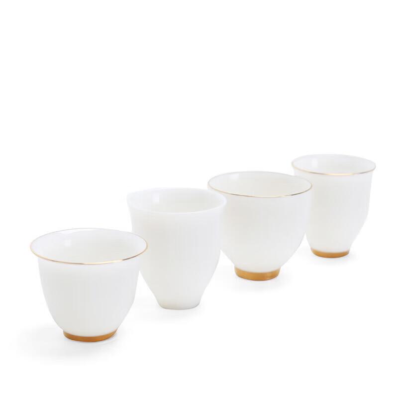 Dehua White Porcelain Mutton Fat Jade Ceramic Tea Cup