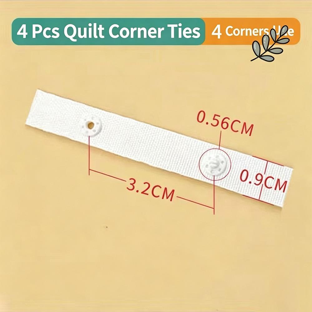 4/8/16PCS Four Corner Fixed Quilt Cover Ties Flat Rope Binding Duvet Cover Straps Home Use