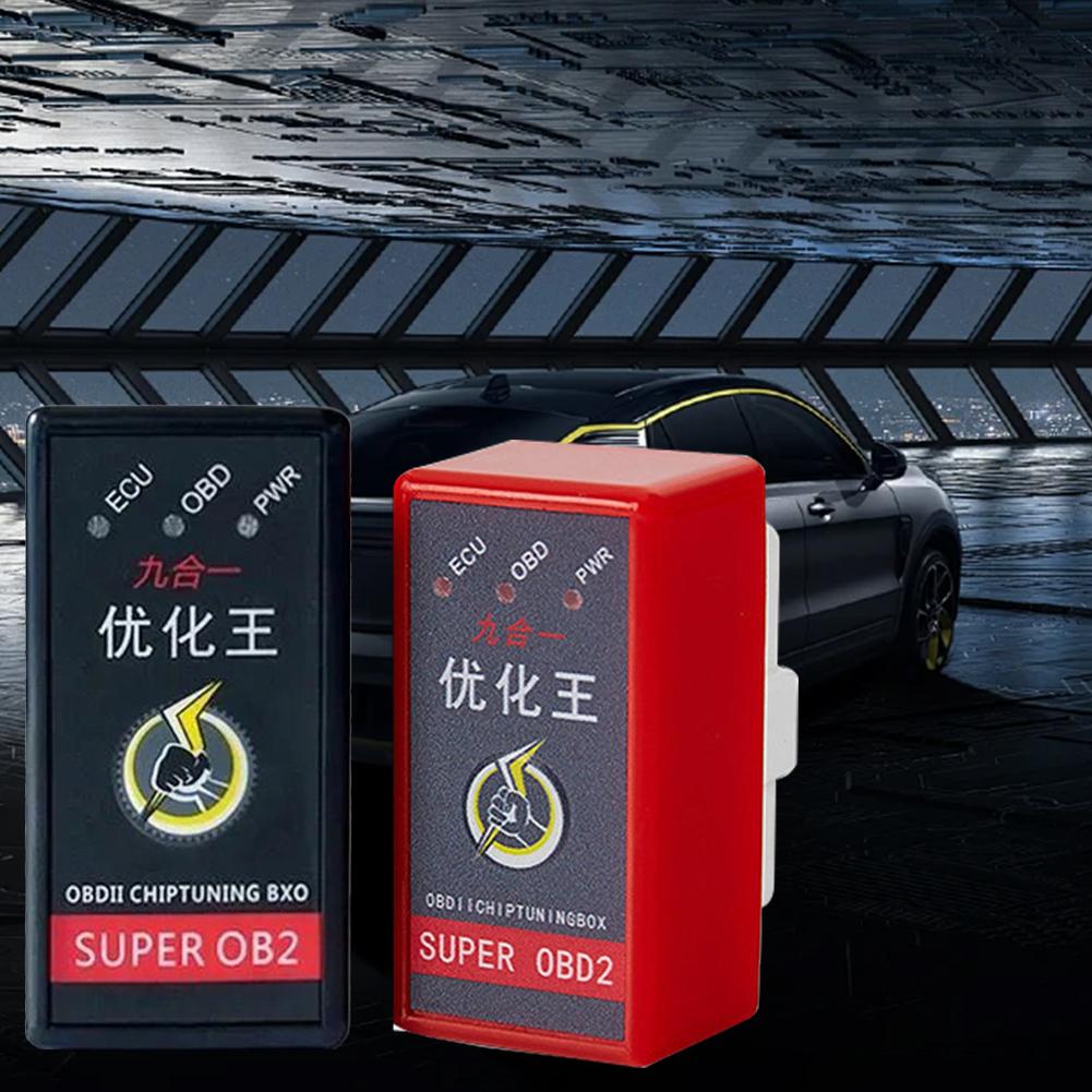 Увеличьте мощность автомобиля и сэкономьте топливо с помощью Super OBD2 Nitro Power с чипом A Tuning Switch Dropshipping EcoOBD2 ECO Box Thin A7U2