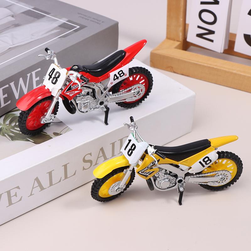 Simulated Alloy Motocross Motorcycle Model Toy Adventure Alloy Motorcycle Model Kids Toy Gift