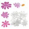 Цветок ромашки Металлические трафареты для резки Скрапбукинг Трафареты для высечки Тиснение карт DIY Фотоальбом Шаблоны для декора